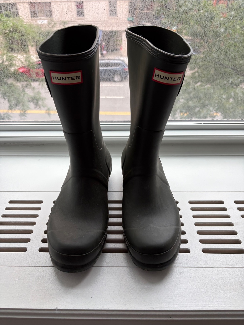 Hunter Green Men's Waterproof Rain Boots